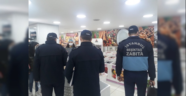 BEŞİKTAŞ’TA KORONAVİRÜS DENETİMİ