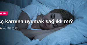 Aç karnına uyumak sağlıklı mı?
