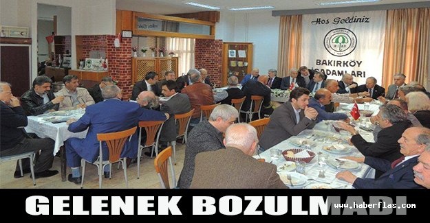 Gelenek bozulmadı