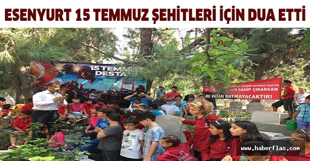 KÜÇÜKÇEKMECE BİLGİ EVLERİ, 15 TEMMUZ ŞEHİTLERİNİ UNUTMADI
