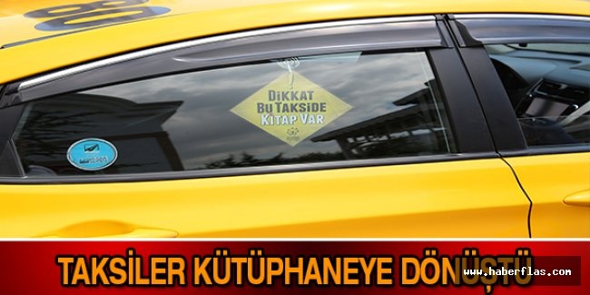 TAKSİLER KÜTÜPHANEYE DÖNÜŞTÜ