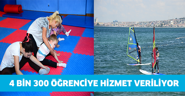4 BİN 300 ÖĞRENCİYE HİZMET VERİLİYOR