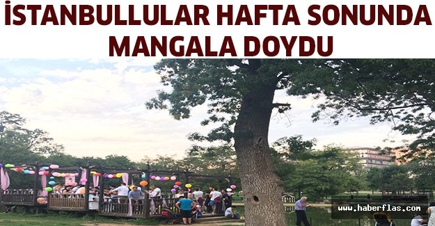 İstanbullular hafta sonunda mangala doydu