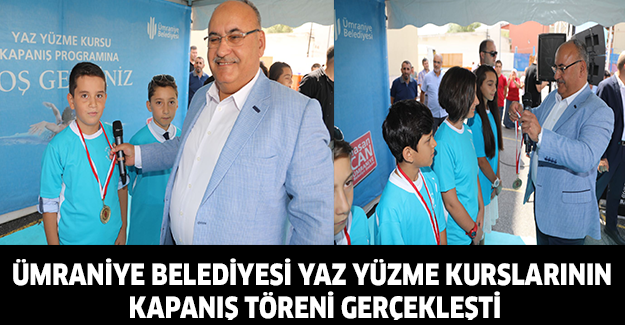 Ümraniye Belediyesi Yaz Yüzme Kurslarının Kapanış Töreni Gerçekleşti