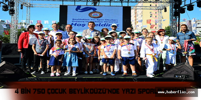 4 BİN 750 ÇOCUK BEYLİKDÜZÜ’NDE YAZI SPORLA GEÇİRDİ