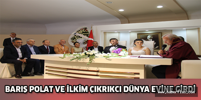 Barış Polat ve İlkim Çıkrıkcı dünya evine girdi