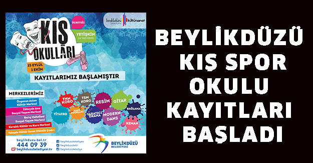 BEYLİKDÜZÜ KIŞ SPOR OKULU KAYITLARI BAŞLADI