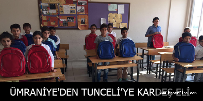Ümraniye'den Tunceli’ye Kardeş Eli