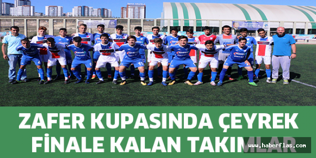 ZAFER KUPASINDA ÇEYREK FİNALE KALAN TAKIMLAR ŞEKİLLENİYOR.