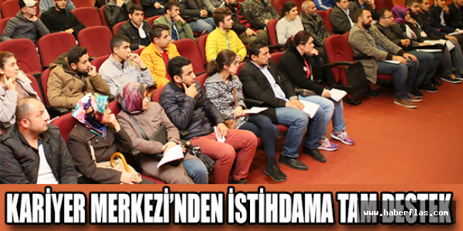 KARİYER MERKEZİ’NDEN İSTİHDAMA TAM DESTEK