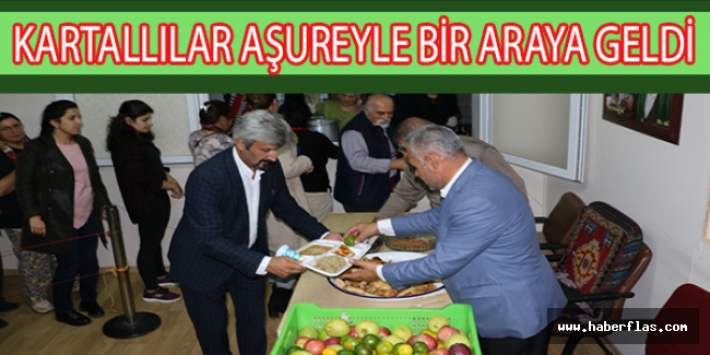 KARTALLILAR AŞUREYLE BİR ARAYA GELDİ