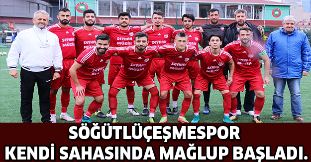 Söğütlüçeşmespor Kendi sahasında Mağlup Başladı.