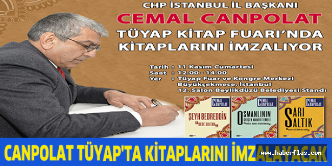 CANPOLAT TÜYAP'TA KİTAPLARINI İMZALAYACAK