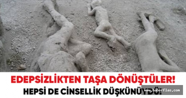 Edepsizlikten taş kesildiler!