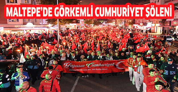 Maltepe’de görkemli Cumhuriyet şöleni