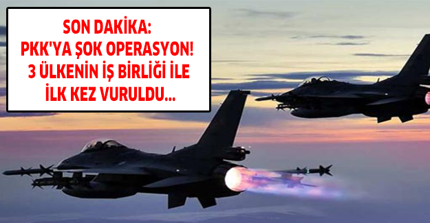 Son dakika: PKK'ya şok operasyon! 3 ülkenin iş birliği ile ilk kez vuruldu...