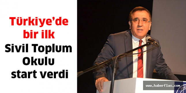 Türkiye’de bir ilk  Sivil Toplum Okulu start verdi