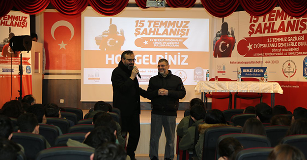 15 Temmuz gazisi İskender Çadırcıer, gençlerle buluştu