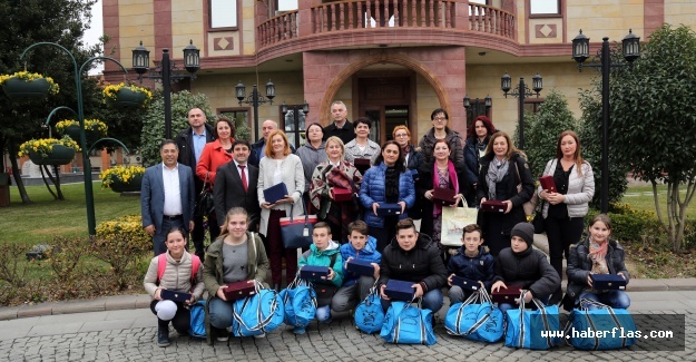 Başkan Alatepe bosnalı öğrencileri ağırladı