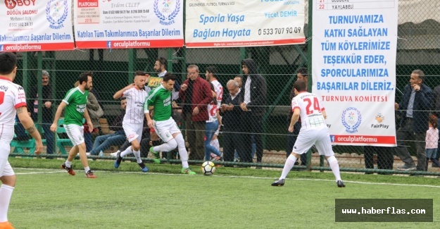 ERZİNCAN KÖYLER ARASI FUTBOL TURNUVASI’NIN AÇILIŞI GERÇEKLEŞTİRİLDİ