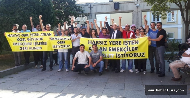 Güvenlik Görevlilerinden ‘Güvenlik Soruşturması’ Eylemi