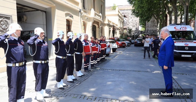Uysal İBB Çalışanları ile Bayramlaştı