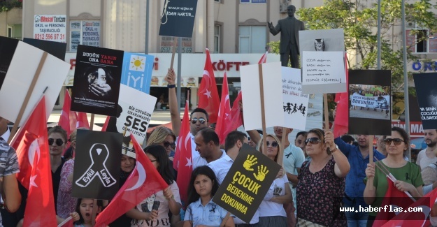 İYİ PARTİ ESENYURT'DA ÇOCUK İSTİSMARINI KINADI