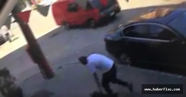 Köpeği çalarken kameraya yakalandı