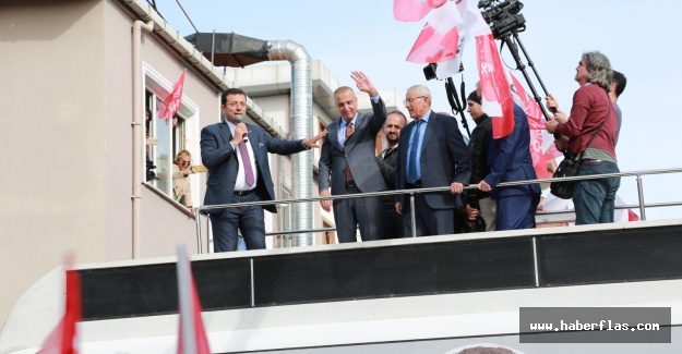 İmamoğlu Bahar Rüzgârını Ataşehir'e Taşıdı