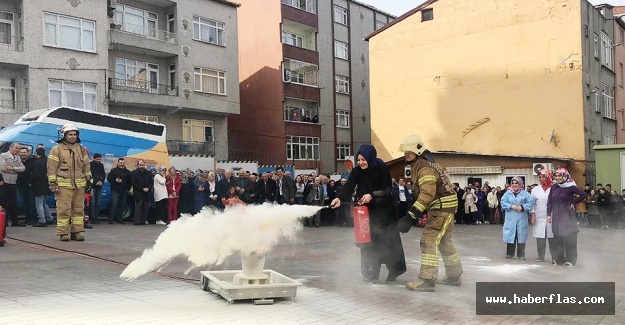 Esenler Belediyesi 'den Tahliye Ve Yangın Tatbikatı