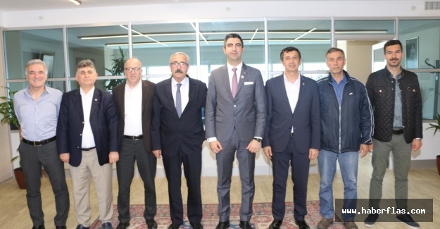 Milletvekili, Sendika Ve Federasyon Yöneticilerinden Başkan Gökhan Yüksel’e Ziyaret