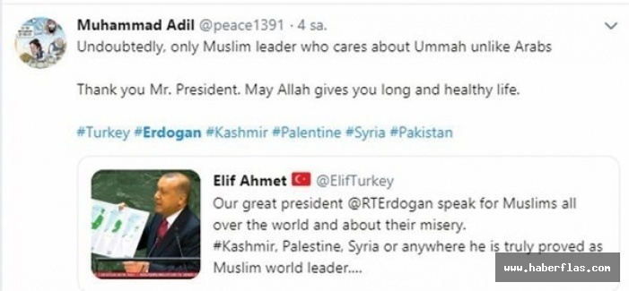 Erdoğan Birleşmiş Milletler'de mazlumların sesi oldu! Dünyadan destek yağdı.