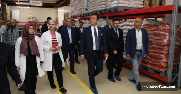 Lojistik merkez afet anında 200 bin kişiye yemek çıkarabiliyor