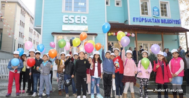 Bilgi evi öğrencilerinden ESER’li öğrencilere sürpriz ziyaret  