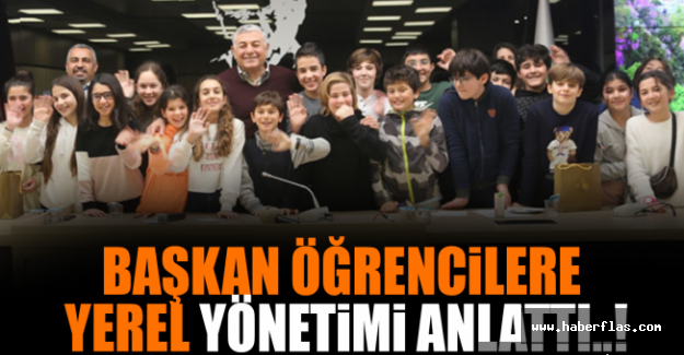 Öğrencilere 'Yerel Yönetimi' Anlattı.
