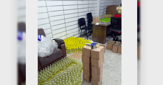 Bağcılar’da sahte kolonya üreten depoya baskın