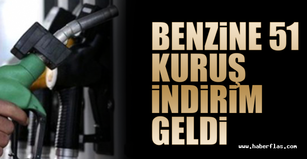Benzine 51 Kuruş İndirim Geldi