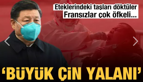 Eteklerindeki taşları döktüler! Fransızlar çok öfkeli: Büyük Çin Yalanı