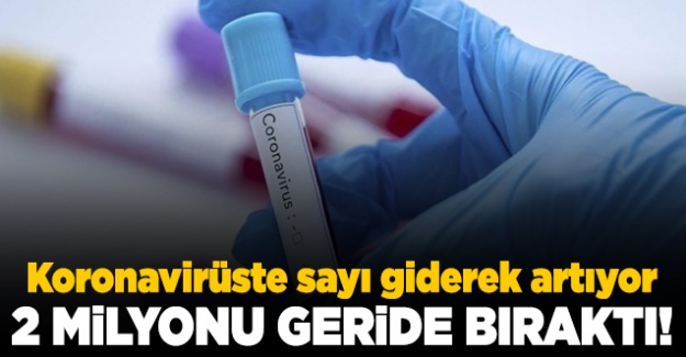 Koronavirüs vaka sayısı 2 milyonu geçti!