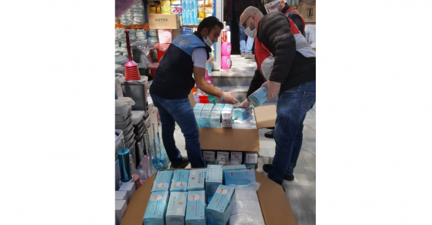 Maltepe’de 5 bin maskeye el konuldu
