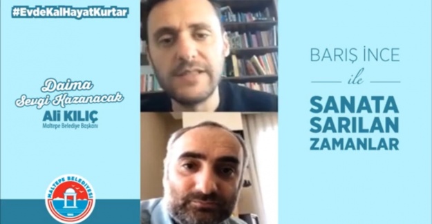 ‘Sanata Sarılan Zamanlar’a İsmail Saymaz konuk oldu