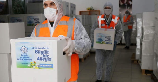 15 bin aileye gıda kolisi, 15 bin aileye sıcak iftar yemeği