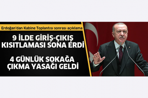 Cumhurbaşkanı Erdoğan Kabine toplantısı sonrası açıklamalarda bulundu