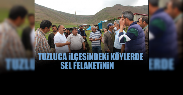 Tuzluca İlçesindeki Köylerde Sel Felaketinin