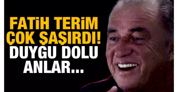 Fatih Terim'e unutulmaz sürpriz!