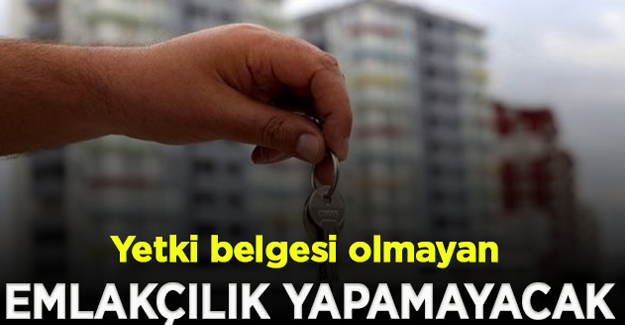 Emlakçılık faaliyetlerinde yeni düzen