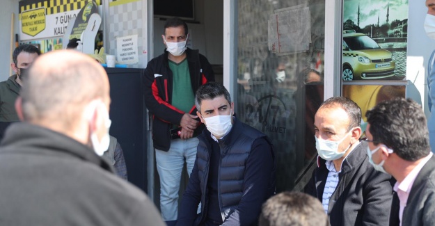 Başkan Gökhan Yüksel, taksici esnafıyla bir araya geldi