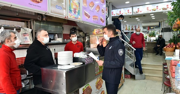BEŞİKTAŞ’TA ZABITA EKİPLERİ YEME İÇME YERLERİNİ DENETLEDİ