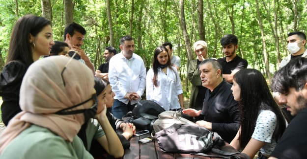 Belediye Başkanı Bozkurt sınav öncesinde öğrencilerle buluştu
