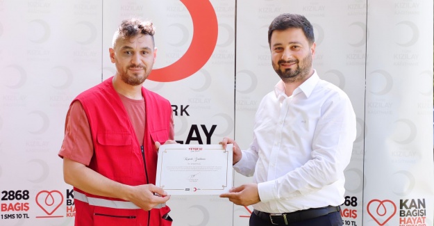 Kağıthane'de sağlıkçılara anlamlı belge